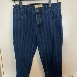 Navy Blue Striped Pacsun Jeans